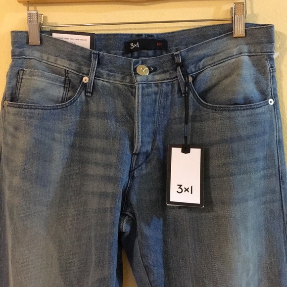 3x1 Selvedge Straight Lorimer Jeans - Picture 3 of 6
